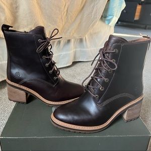 Timberland Sienna High Side Zip Boot Dark Brown Boots